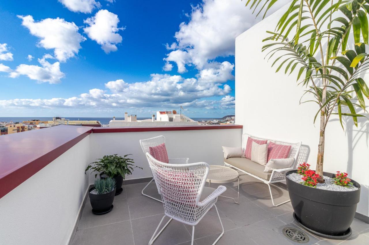 Flatguest Viriato - Wifi - Ac - Terraza Compartida Appartement Las Palmas Buitenkant foto