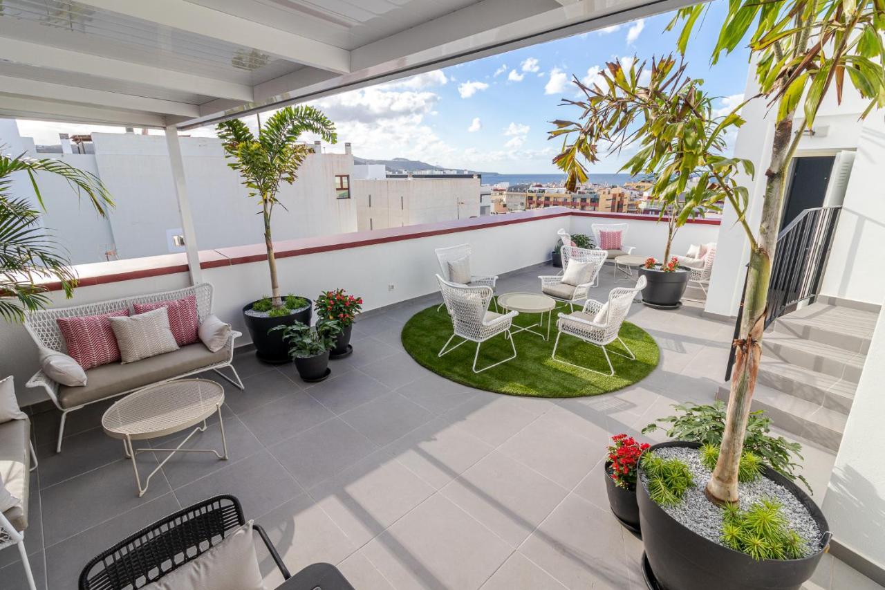 Flatguest Viriato - Wifi - Ac - Terraza Compartida Appartement Las Palmas Buitenkant foto
