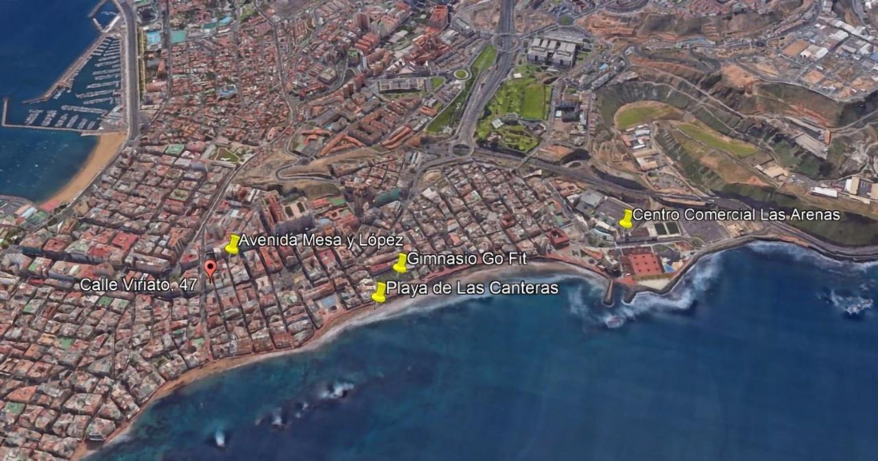 Flatguest Viriato - Wifi - Ac - Terraza Compartida Appartement Las Palmas Buitenkant foto